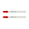 Lame de scie sauteuse métal 2.5-6mm coupe droite lot 2