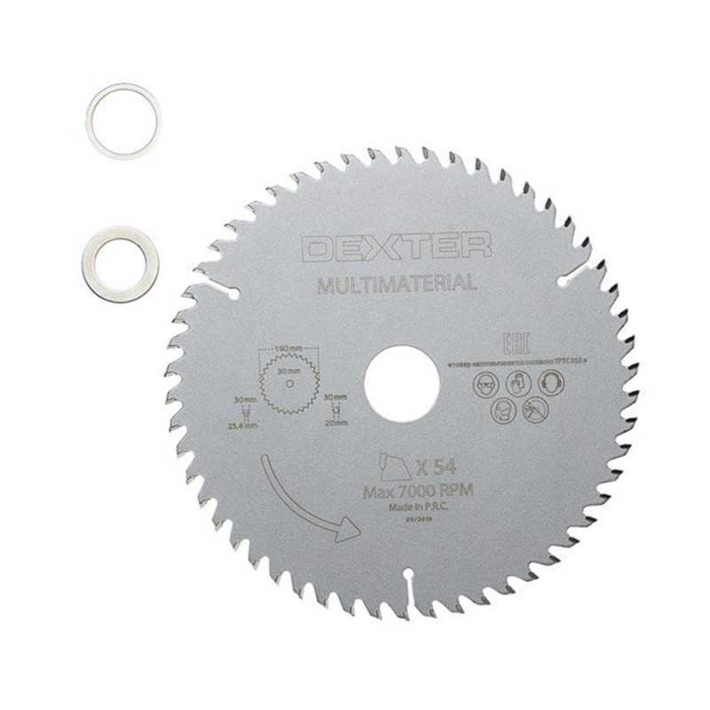 Lame de scie circulaire multimateriaux 190x30mm