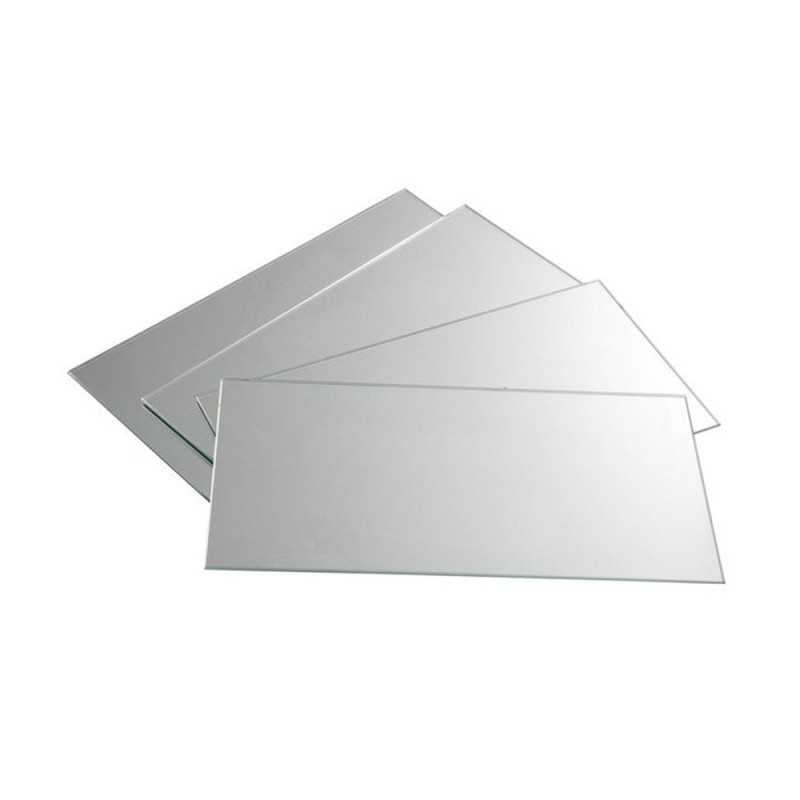 Miroir de salle de bain 15x30 cm bords polis lot 4