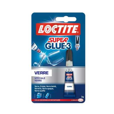 Colle super glue3 spéciale verre tube 3 gr s/b -  - meilleure qualité