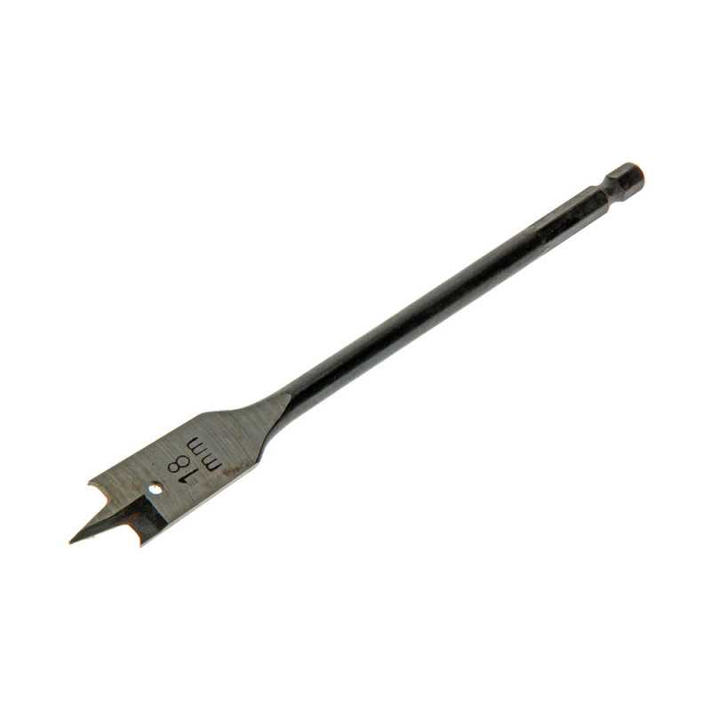 Mèche plate18mm - longueur 152 mm