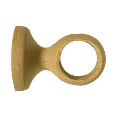 Support de tringle en bois chêne clair M et P D28