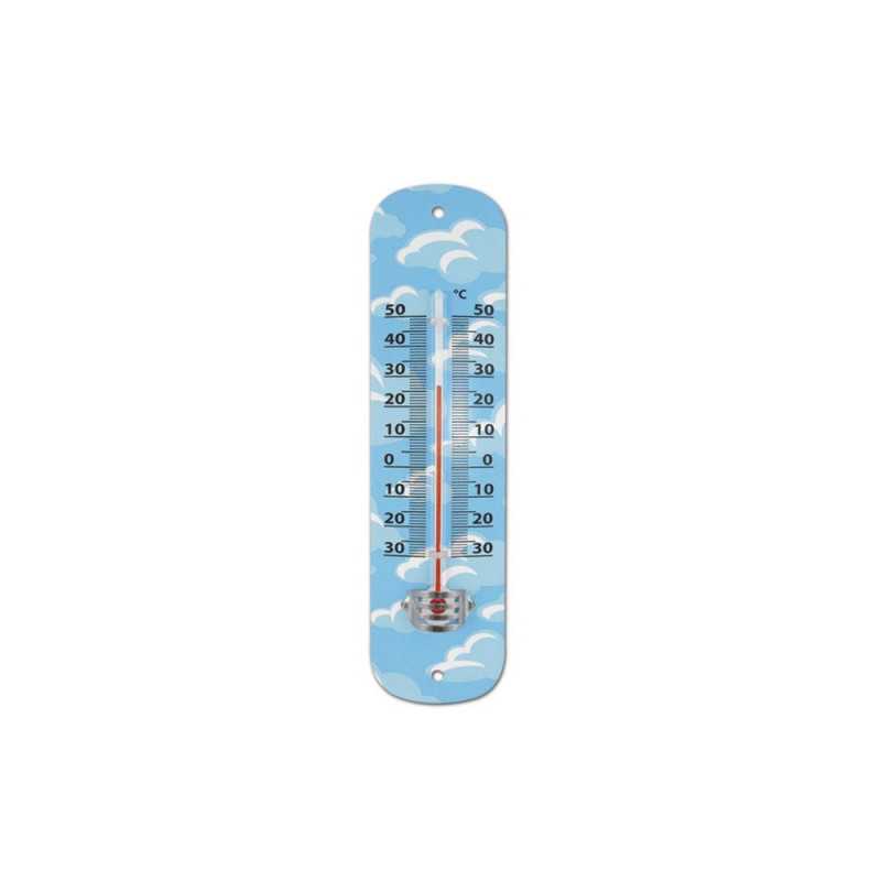 Thermomètre métal nuage 20cm