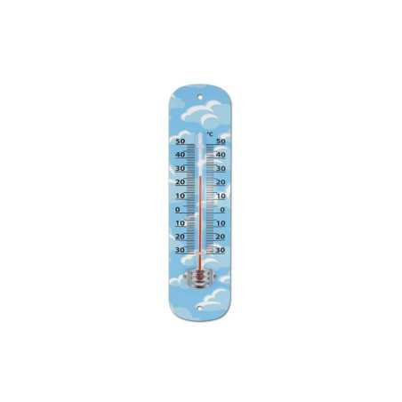 Thermomètre métal nuage 20cm