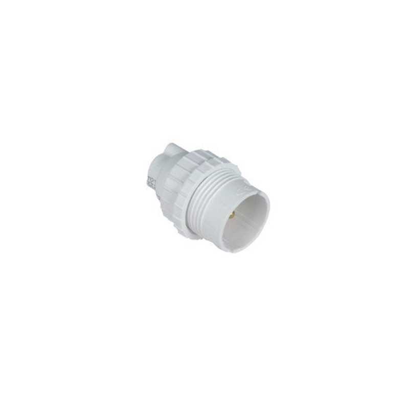 Douille B22 nylon blanc