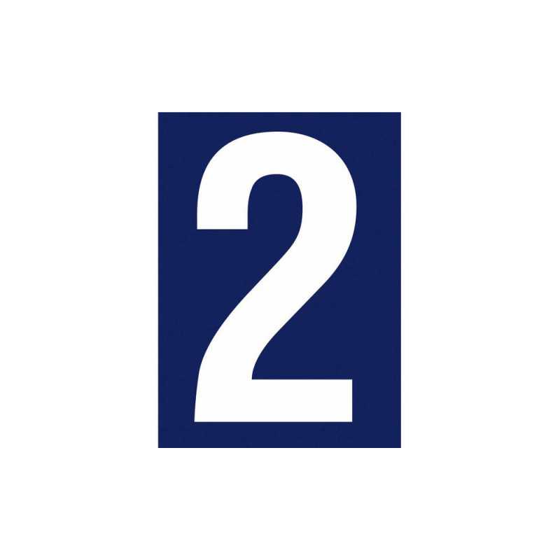Numéro de rue adhésif