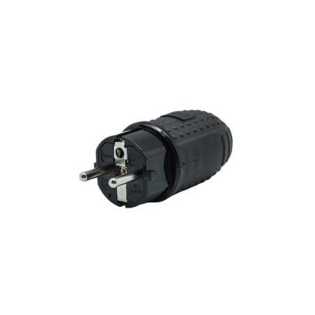 Fiche électrique mâle 2 POLE+TER 16A