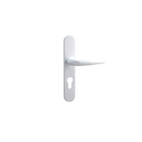 Poignée porte pianosa 195mm trou cylindre aluminium