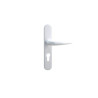 Poignée porte pianosa 195mm trou cylindre aluminium