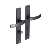 Ensemble de porte Louna 195mm condamnation-décondamnation aluminium