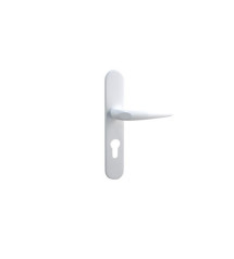 Poignée porte pianosa 195mm trou cylindre aluminium