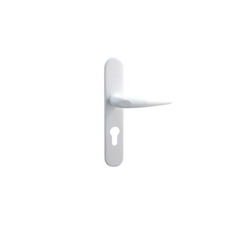 Poignée porte pianosa 195mm trou cylindre aluminium