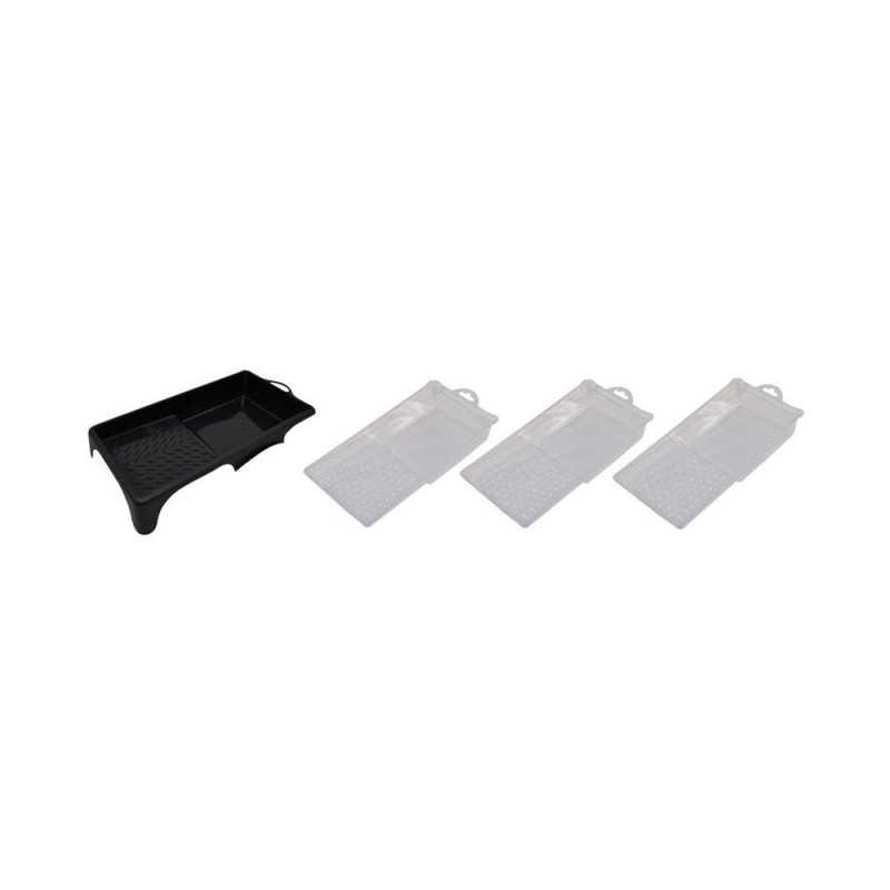 Bac peinture + 3 recharge 110mm noir -  - meilleure qualité