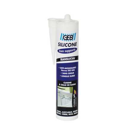Silicone pour joint  transparent 280 ml -  - meilleure qualité