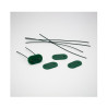 Clips canisse vert26 pièces