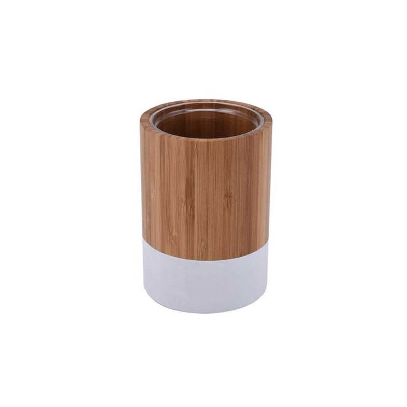 Gobelet en bambou blanc james -  - meilleure qualité