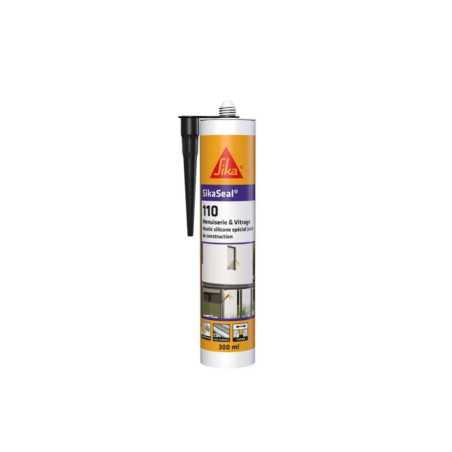 Sikaseal-110 menuiserie et vitrage noir PVC 300ml -  - meilleure qualité
