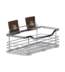 Etagère de douche télescopique 260cm blanc aluminium uc6 -  - meilleure qualité