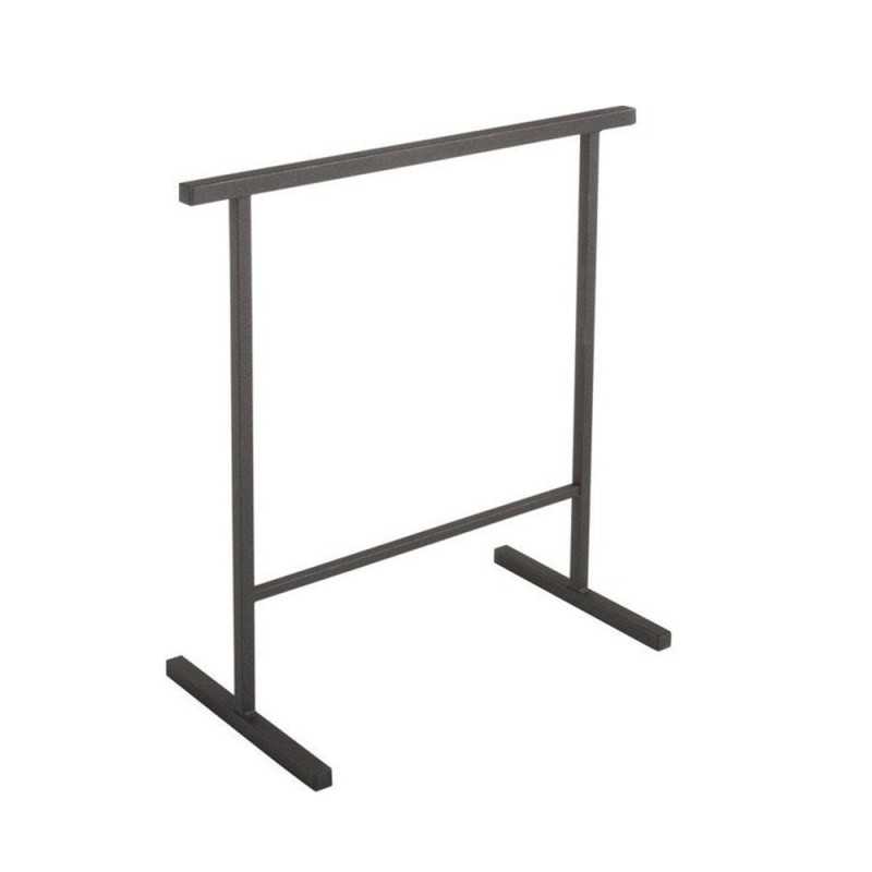 Tréteau H en acier anthracite