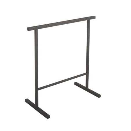 Tréteau H en acier anthracite
