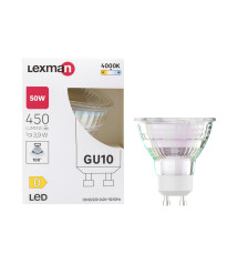 Ampoule led réflecteur GU10 450Lm 50W blanc neutre