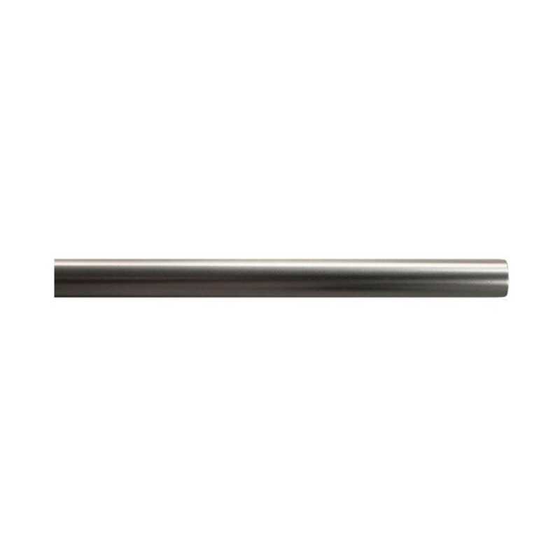 Tringle à rideau argent et grise clair Diam. 28 Mm 150 Cm