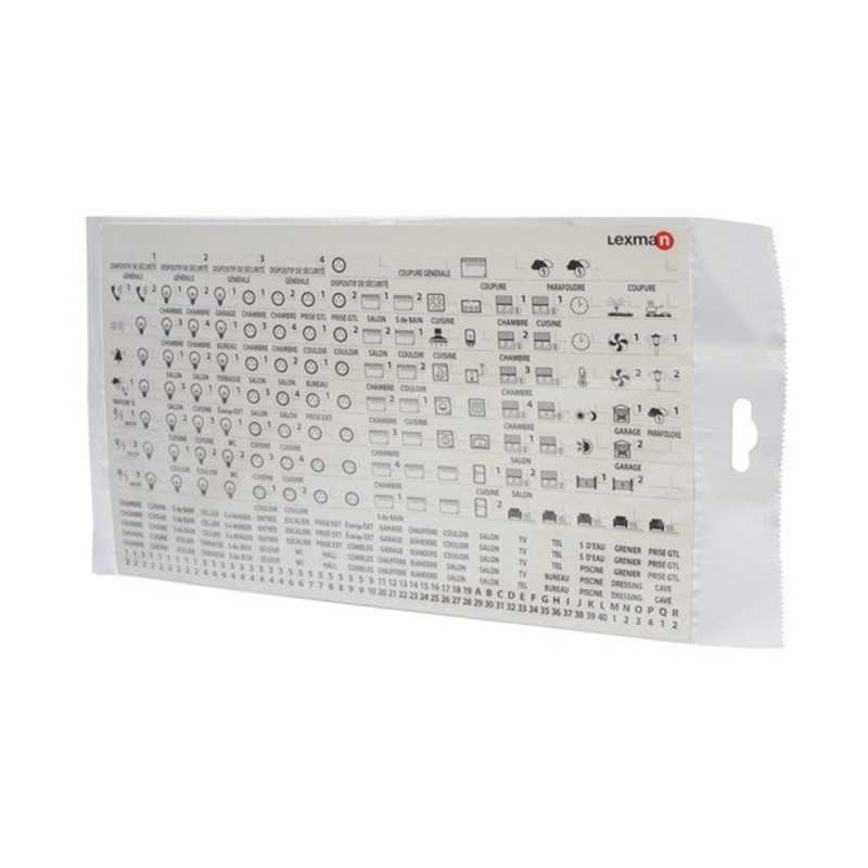 Sticker pour tableau électrique
