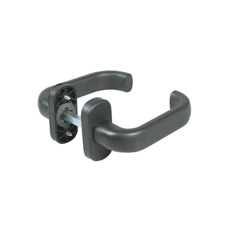 Garniture porte plastique blanche