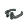 Garniture porte plastique blanche