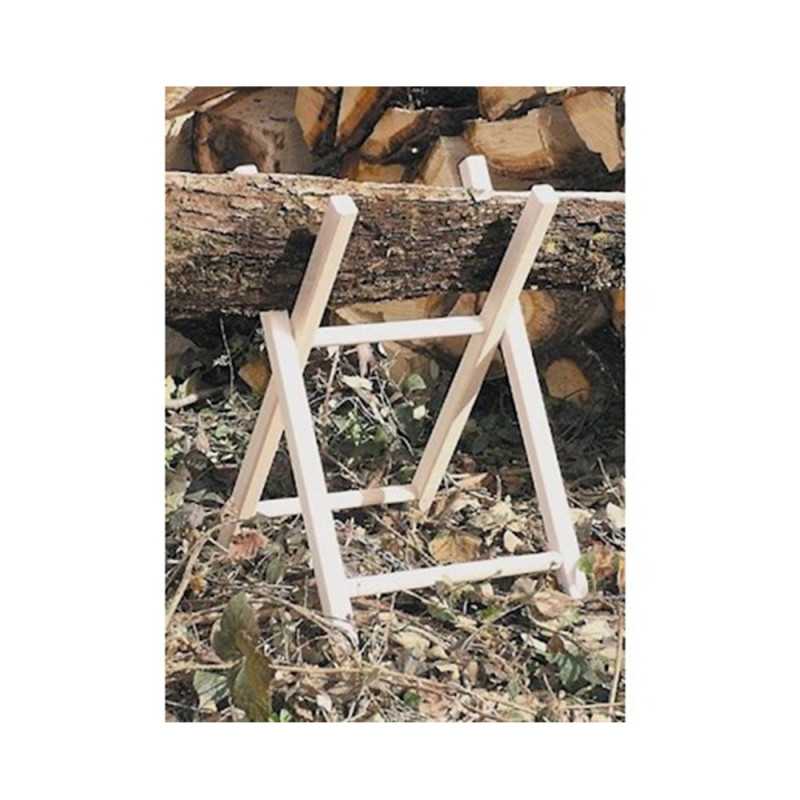 Chevalet bois H68cm l40cm avec chaine uc5
