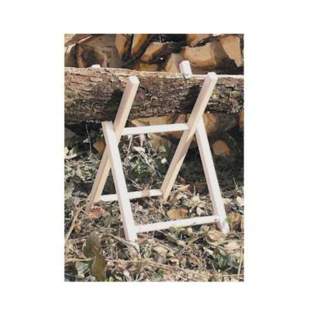 Chevalet bois H68cm l40cm avec chaine uc5
