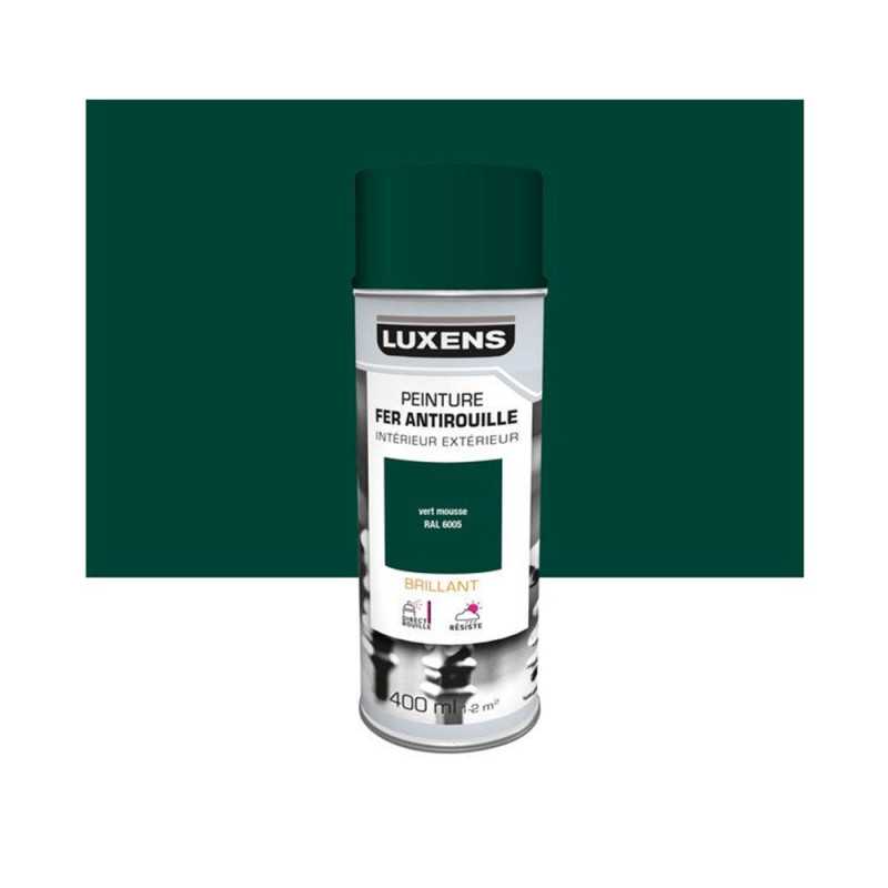 Peinture aérosol Antirouille et peinture pour acier vert brillant 0