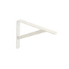 Equerre dolmenen acier peint P.20 x H.30 cm blanc