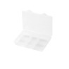 Organiseur plastique transparent taille S l.20 x H.3.5 x P.16 cm
