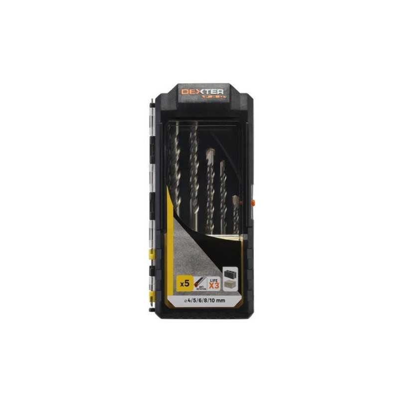 Coffret de 5 forets béton DEXTER PRO