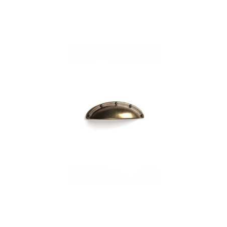 Lot de 4 poignées de meuble entraxe 64 Mm Zamak Vieilli