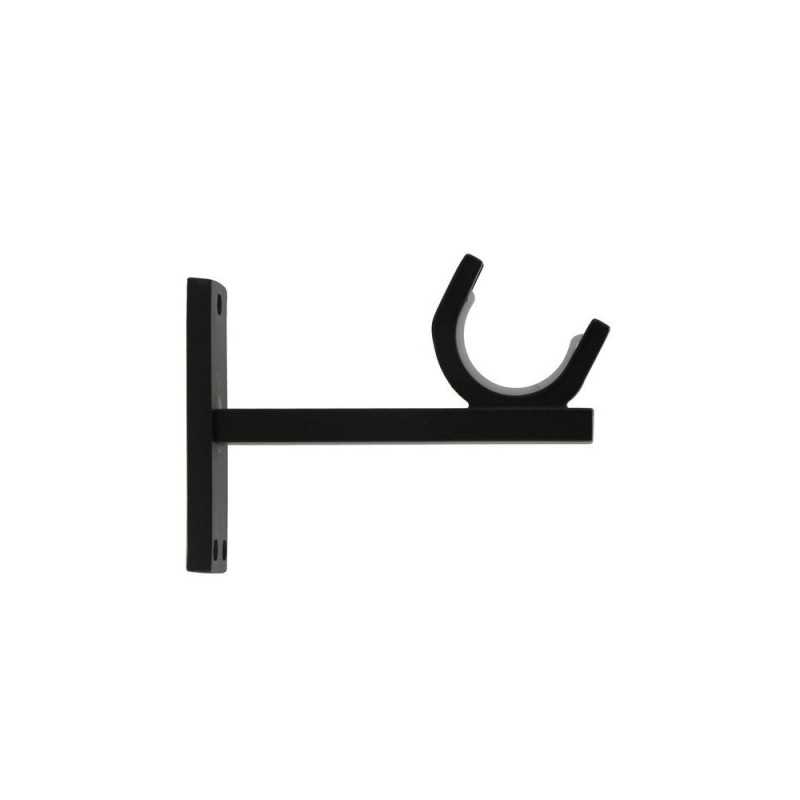 Support tringle à rideau Atelier 28 mm noir mat MOBOIS