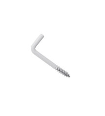 Lot de 20 gonds à visser acier epoxy Blanc Diam.2.5 X L.25 Mm Standers