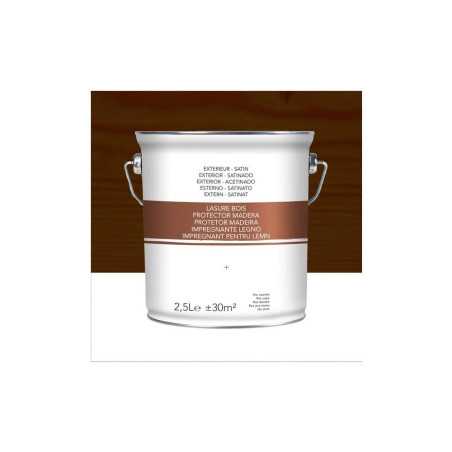 Lasure 2 ans chêne foncé satiné 2.5 L