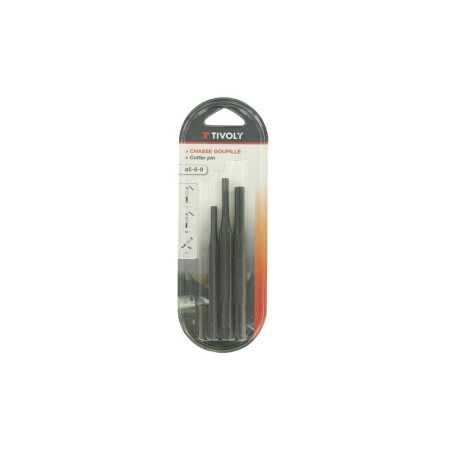 Lot 3 de chasse-goupilles Diam.5 6 Et 8 Mm