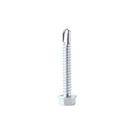 Vis à tôle tête hexagonale 6.3X45 Acier Zingue Sac de 6