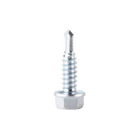 Vis à tôle tête hexagonale 6.3X25 Acier Zingue Sac De 10