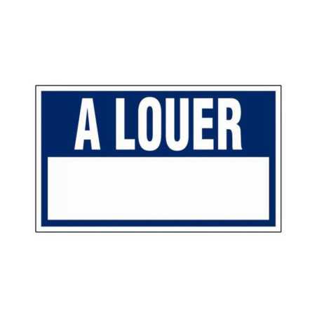 Plaque à Louer en plastique
