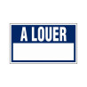 Plaque à Louer en plastique