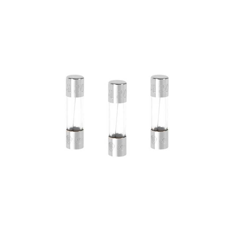 Lot de 3 fusibles verre 2 A 5 X 20 Mm