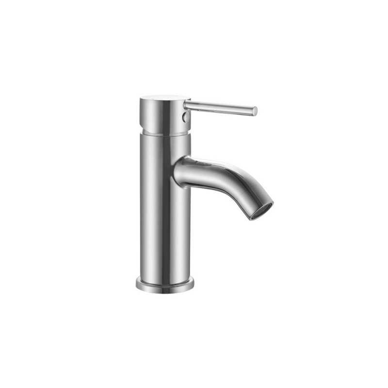 Mitigeur lavabo chromé lustré