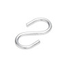 Lot de 4 Esses égales Ouvertes Acier Zingué Standers L.30 X L.15.5 X Ep.3 Mm