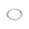 Lot de 6 Anneaux Acier Zingué Standers L.24 X L.24 X Ep.3 Mm