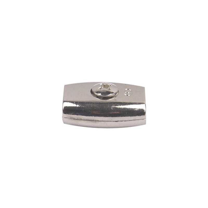 Lot de 2 Serre-Cordes Zamak Standers Diam.2 X L.22 X L.15 Mm