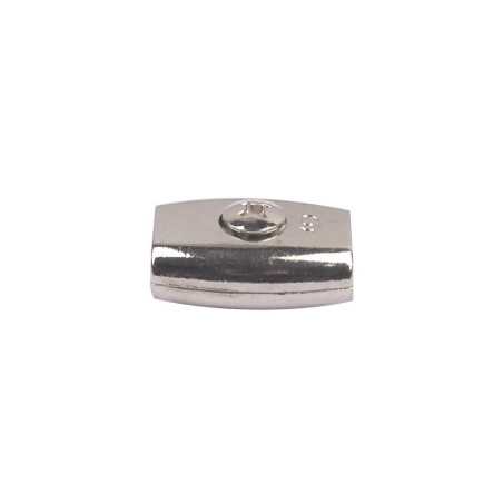 Lot de 2 Serre-Cordes Zamak Standers Diam.2 X L.22 X L.15 Mm
